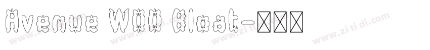 Avenue W00 Bloat字体转换
